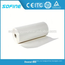 De Buena Calidad China Fabricación de 3 pliegues Roll Dental Bib